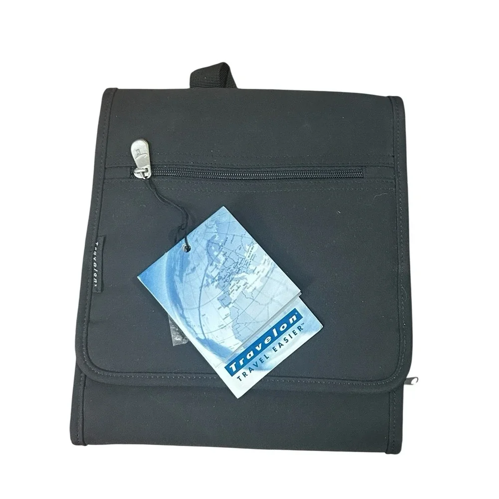 Travelon NWT Portable‎ Mirrored Vanity. Compact,zippered Compartments